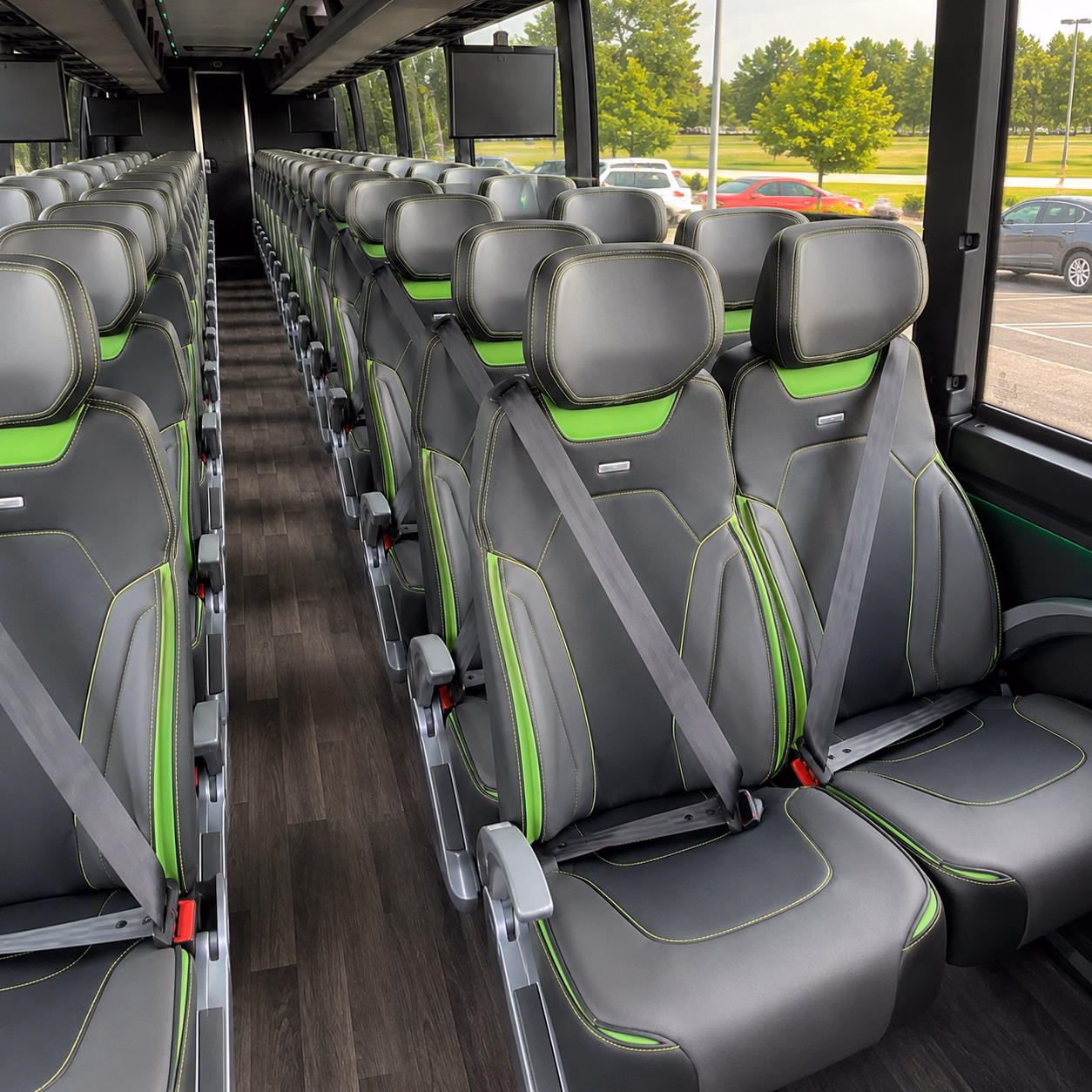 el centro employee transportation onboard seating