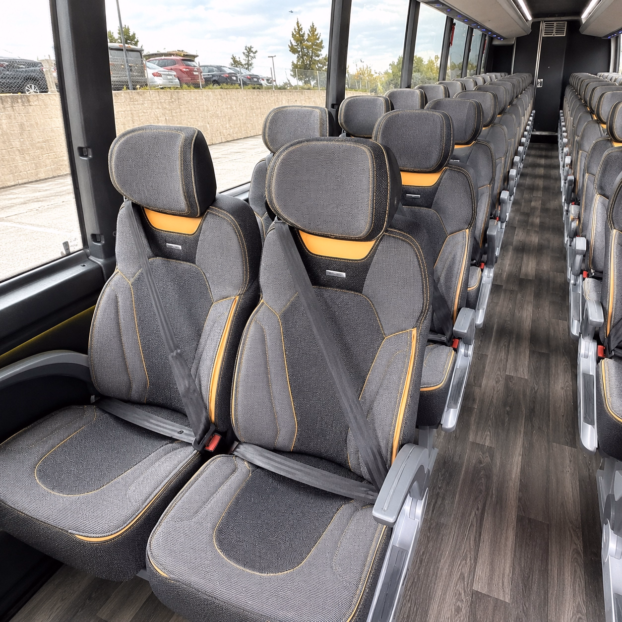 el centro private event transportation onboard seating