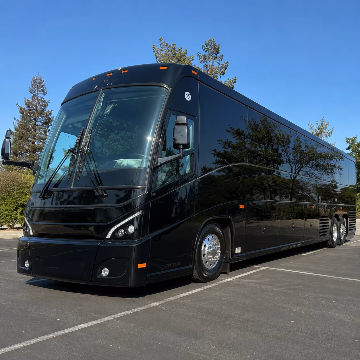 fontana rent a long distance charter bus in fontana