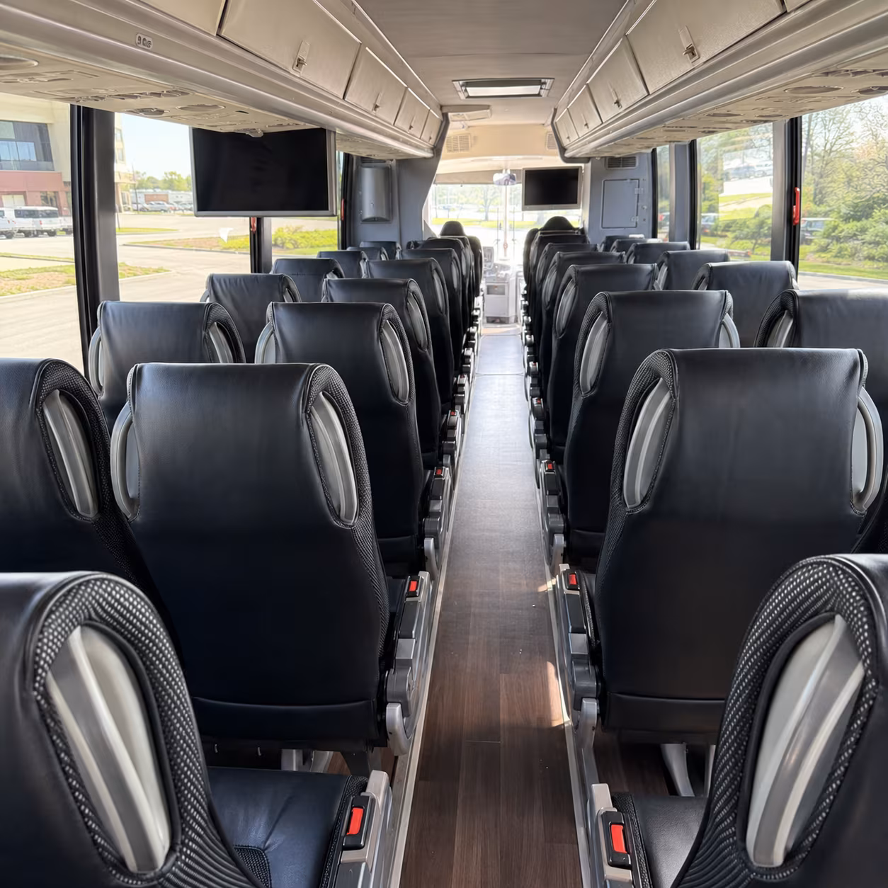 oceanside charter bus rental inside