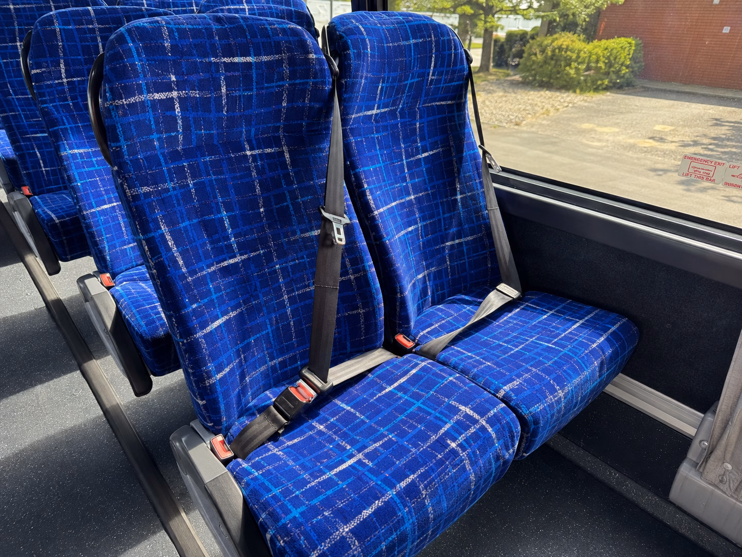 riverside charter bus rental interior