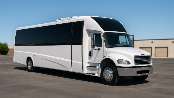 Exterior of Charter Bus Company El Centro's 25 Passenger Mini bus in El Centro