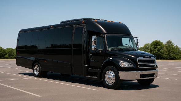 Exterior of Charter Bus Company El Centro's 28 Passenger Mini bus in El Centro