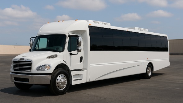 Exterior of Charter Bus Company El Centro's 30 Passenger Minibus in El Centro