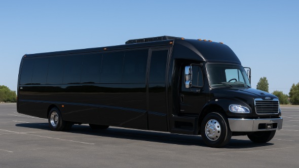 Exterior of Charter Bus Company El Centro's 35 Passenger Minibus in El Centro
