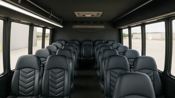 el centro 25 passenger minibus inside
